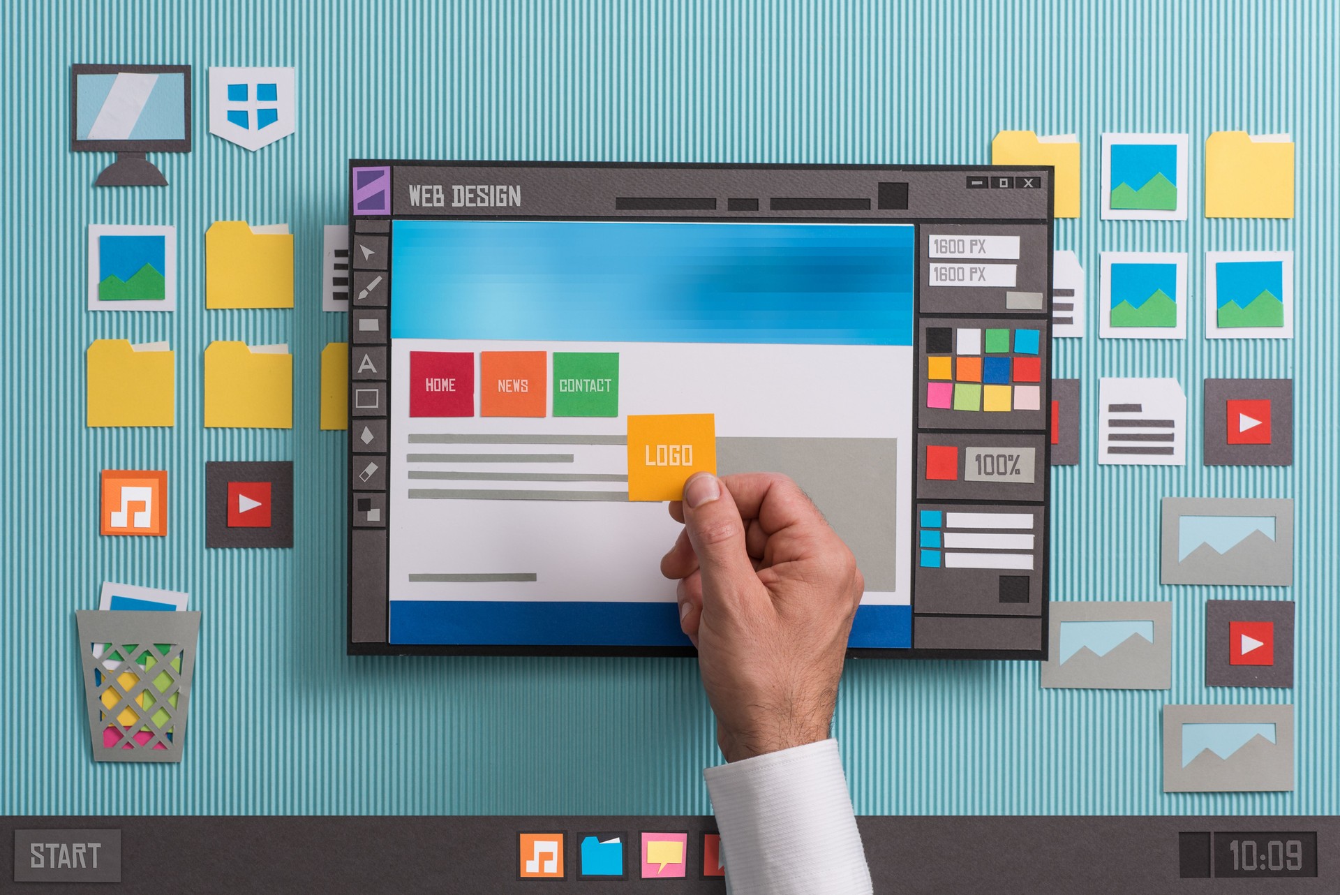 Web design software
